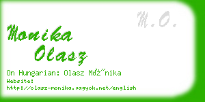 monika olasz business card